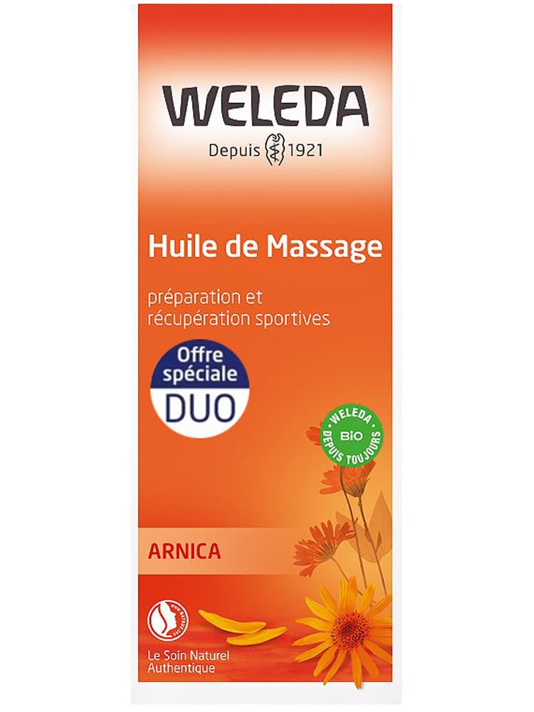 Weleda Huile de Massage à l'Arnica Récupération Sportive 2 x 100 ml